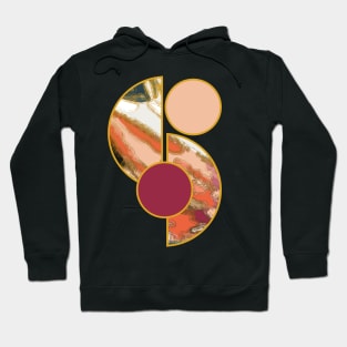 Bright vibrant modern earth tones colors unique original contemporary art 388 Abstract Hoodie